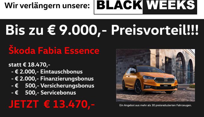 Black Weeks Verlängerung